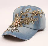 Jeweled Detail Cap